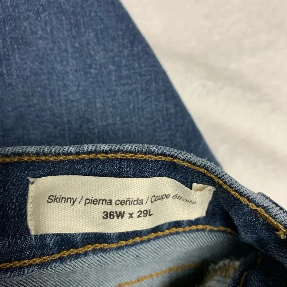Mens Goodthreads brand jeans size 36x29 dark wash skinny